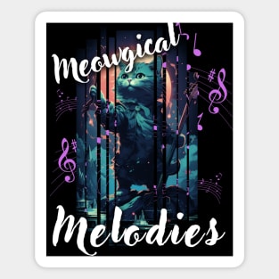 "Gato Encantador: Meowgical Melodies" Magnet